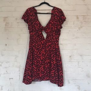 Free People cutout poppy dress
